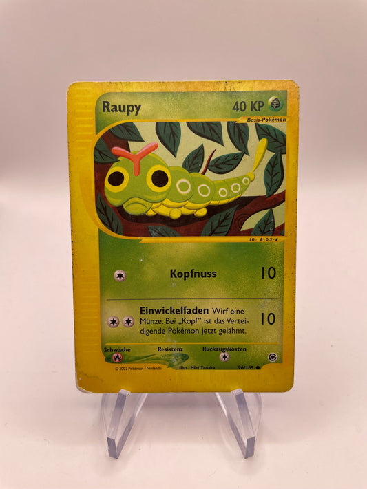 Pokemon Karte E-Series Raupy 96/165 Deutsch