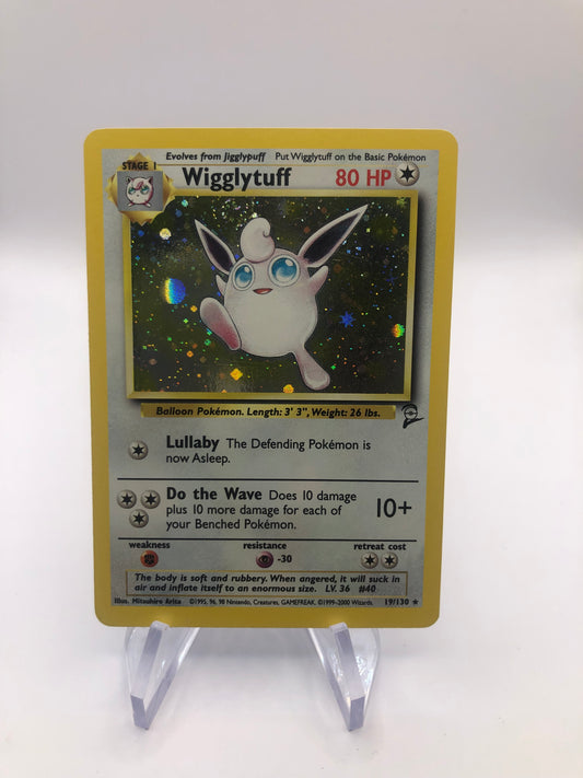 Pokemon Karten Holo Knuddeluff 19/130 Englisch