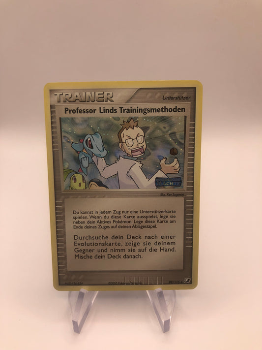 Pokemon Karte Stamp Professor Linds Trainingsmethode 89/115 Deutsch