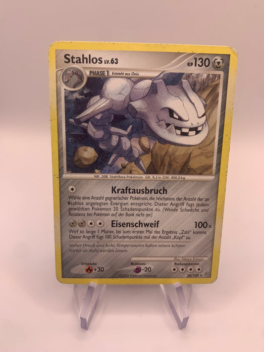 Pokemon Karte Stahlos 28/100 Deutsch