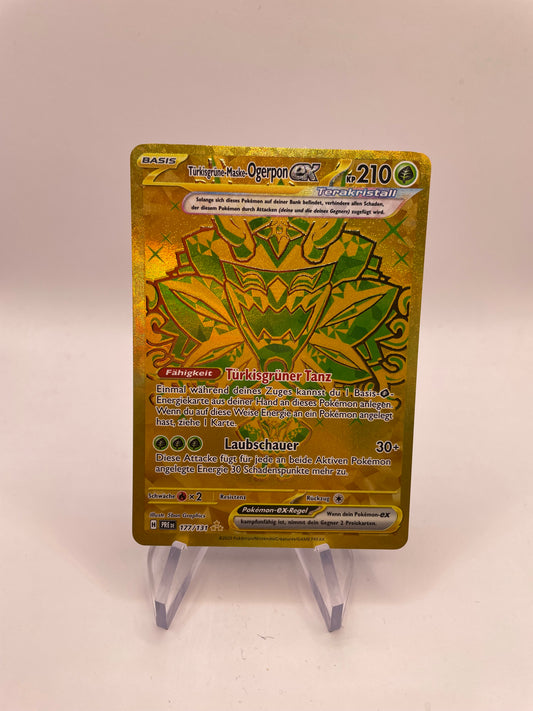 Pokemon Karte Ex Ogerpon 177/131 Deutsch
