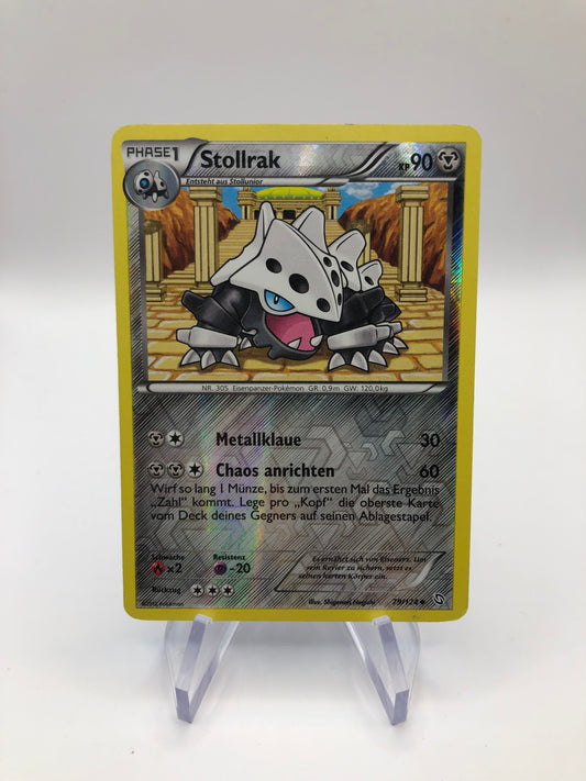 Pokemon Karte Revers Stollrak 29/124 Deutsch