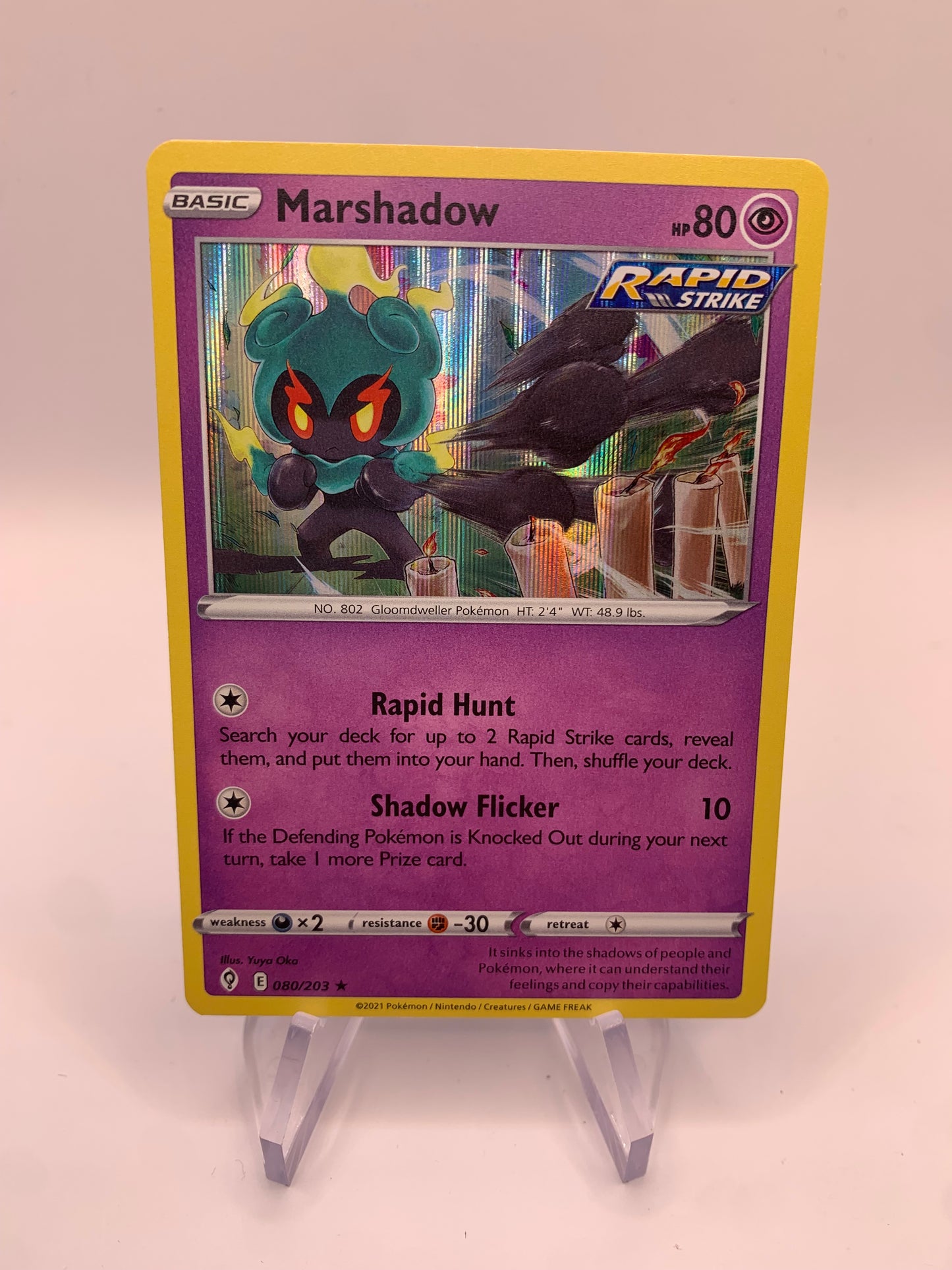 Pokemon Karte Marshadow 80/203 Englisch