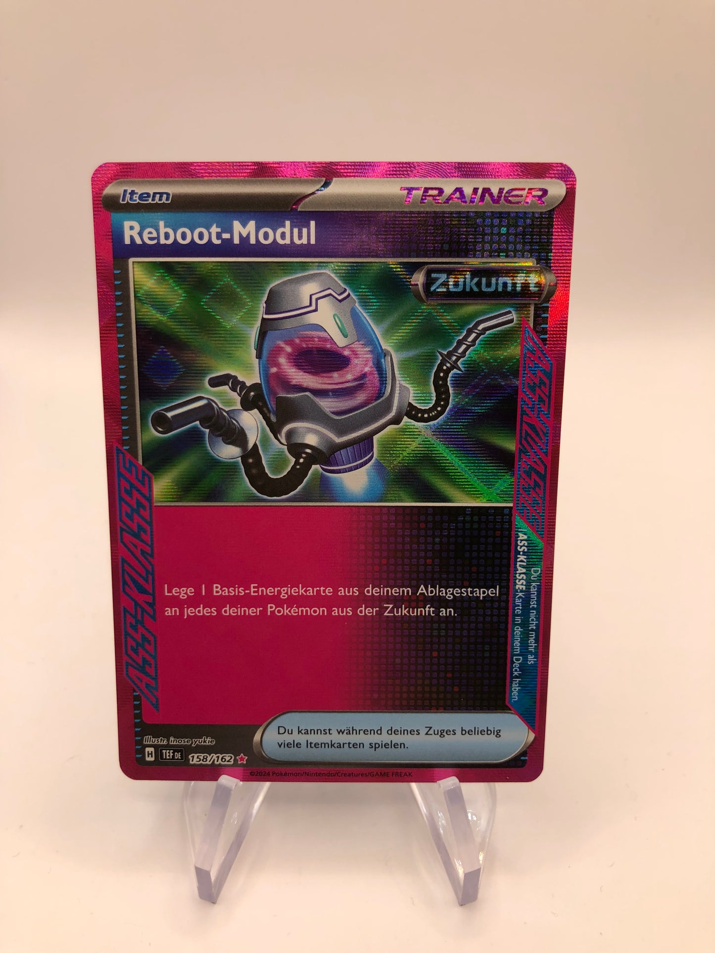 Pokemon Karte Trainer Reboot-Modul 158/162 Deutsch