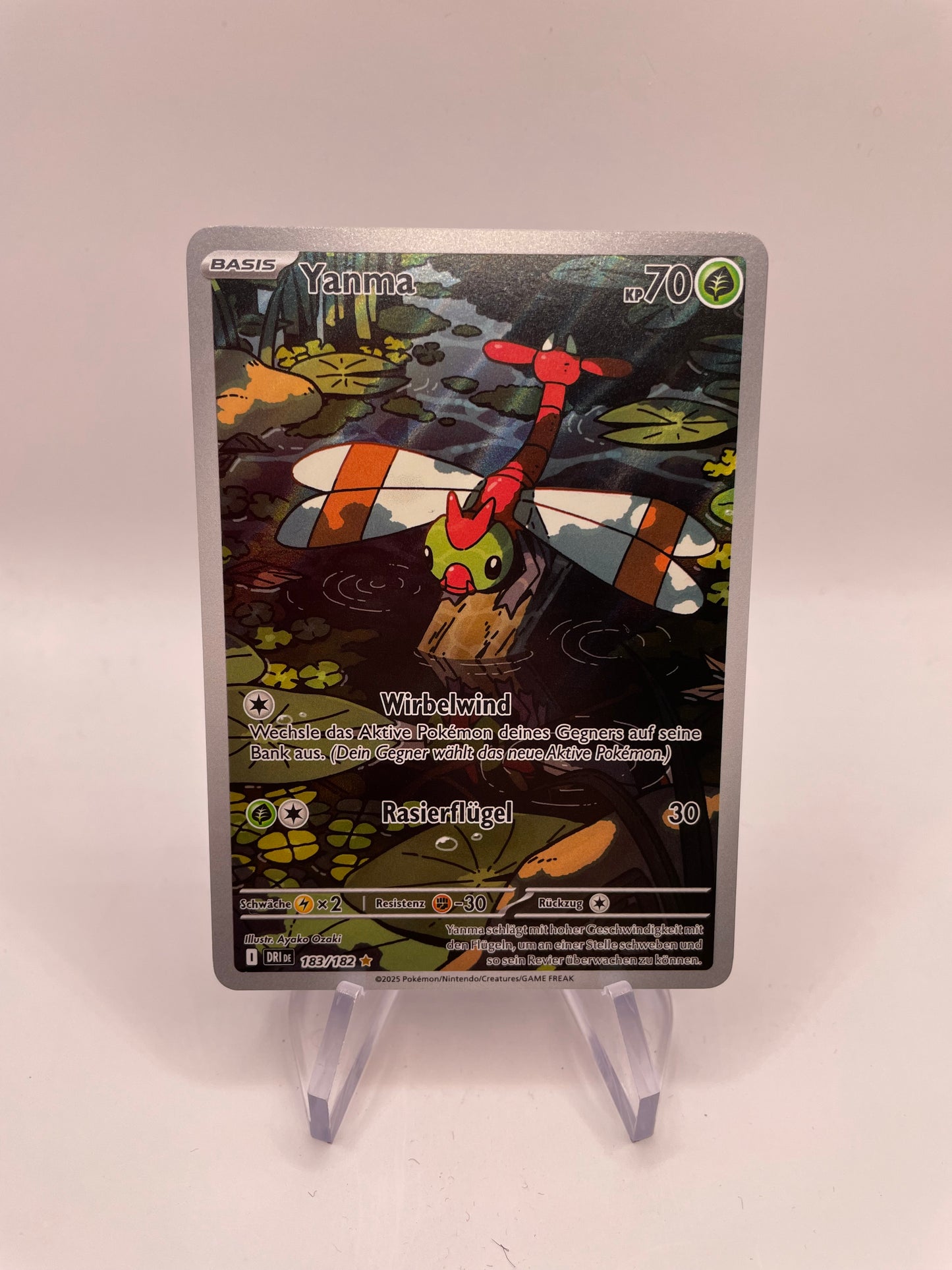 Pokemon Karte Art-Rare Yanma 183/182 Deutsch