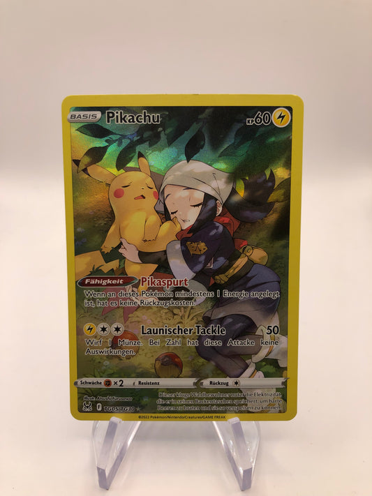 Pokemon Karte Art Rare Pikachu TG05/TG30 Deutsch