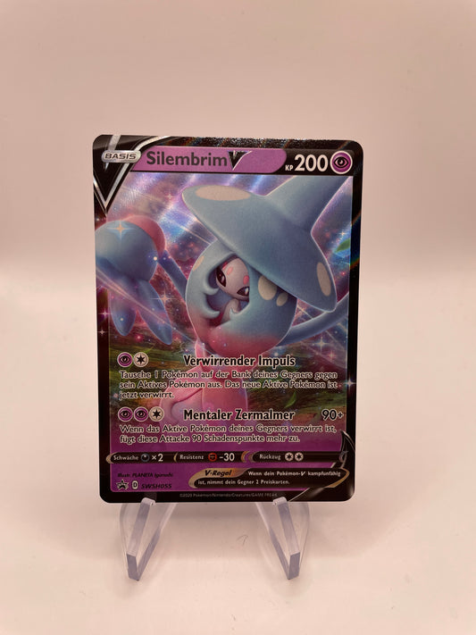 Pokémon Karte Promo V Silembrim SWSH055 Deutsch