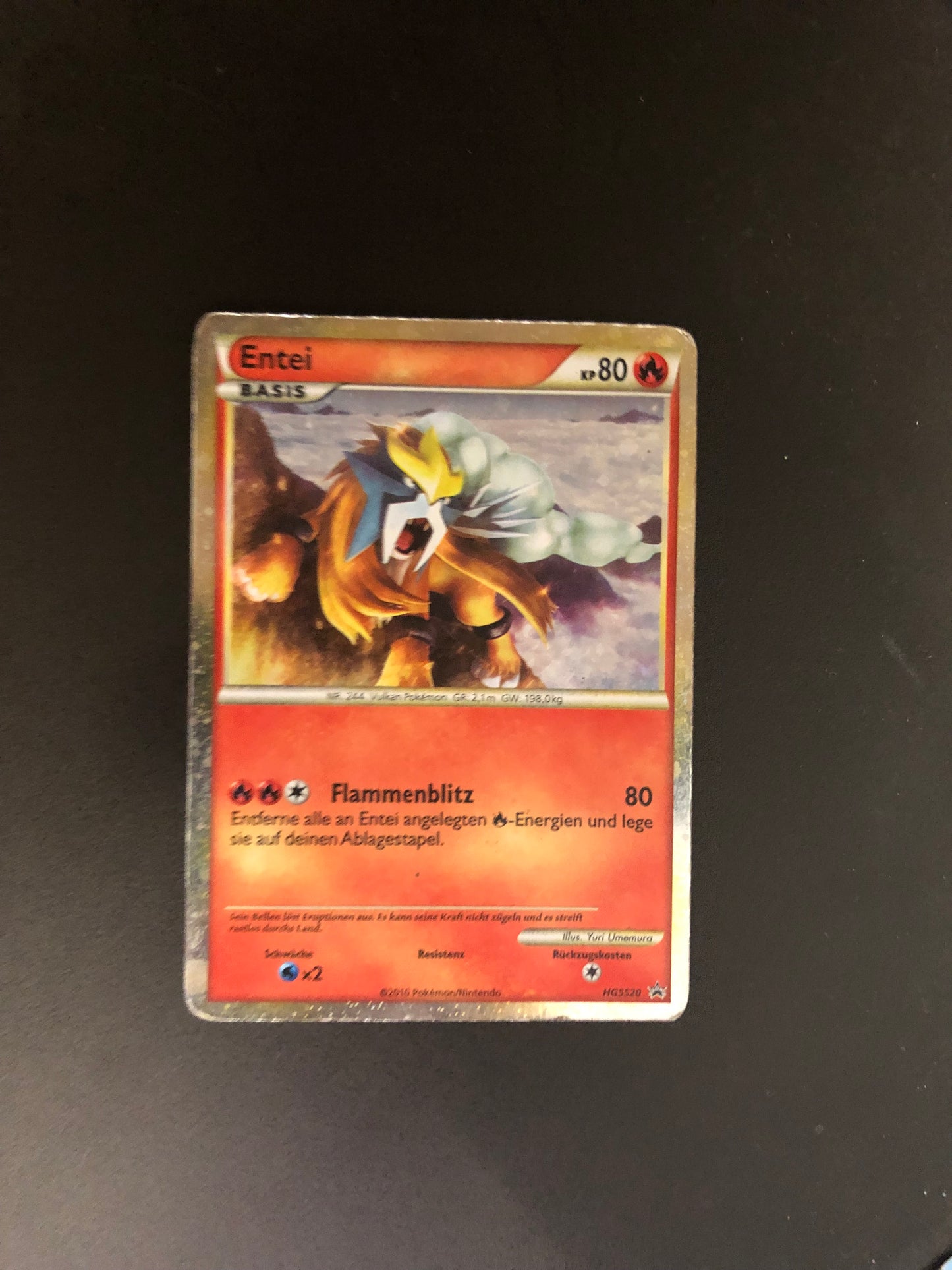 Pokemon Karte Promo Shiny Entei HGSS20 Deutsch