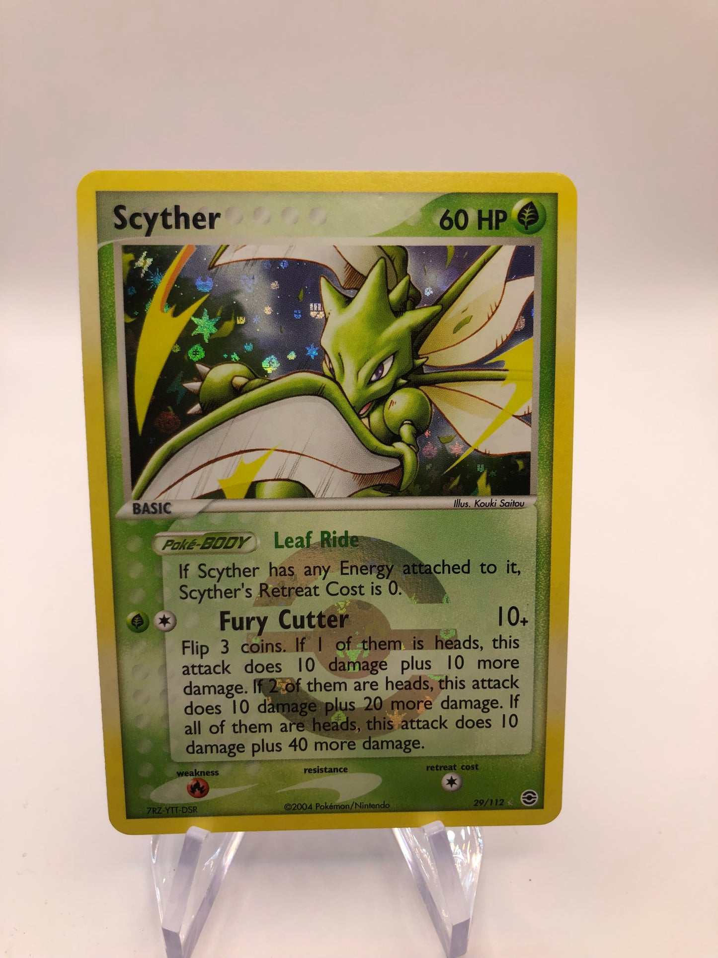 Pokemon Karte Holo Sichlor 29/112 Englisch