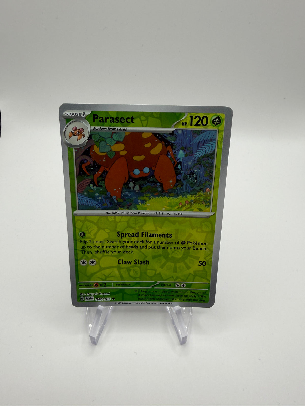 Pokemon Karte Reverse 151 Parasek 47/165 Englisch