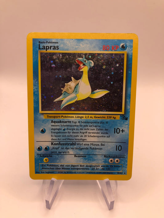 Pokemon Karten Holo Lapras 10/62 Deutsch