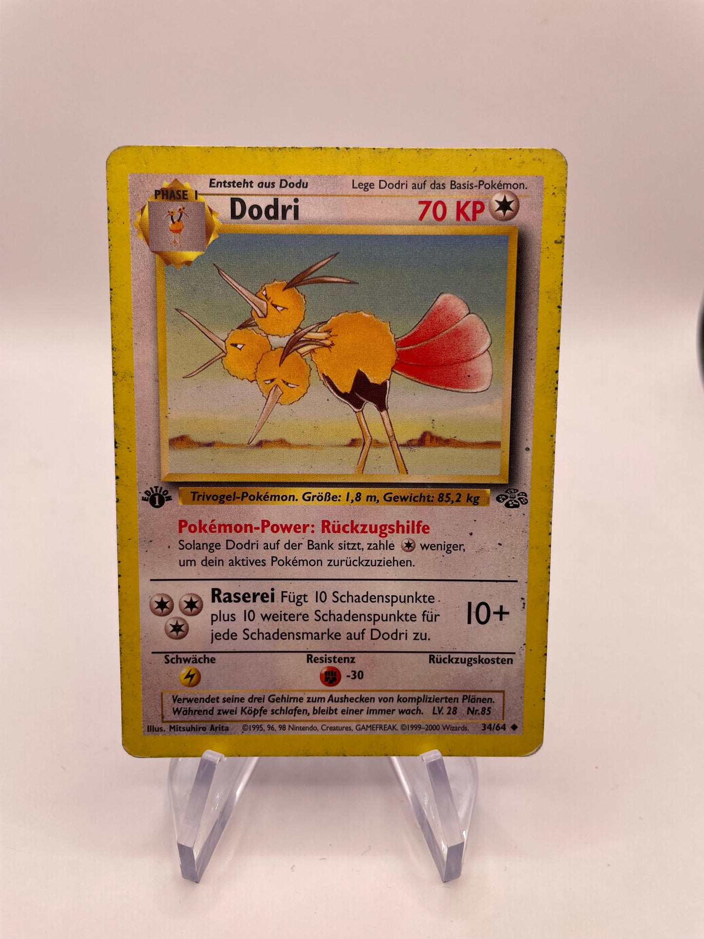Pokemon Karte Jungel Dodri 34/64 Deutsch