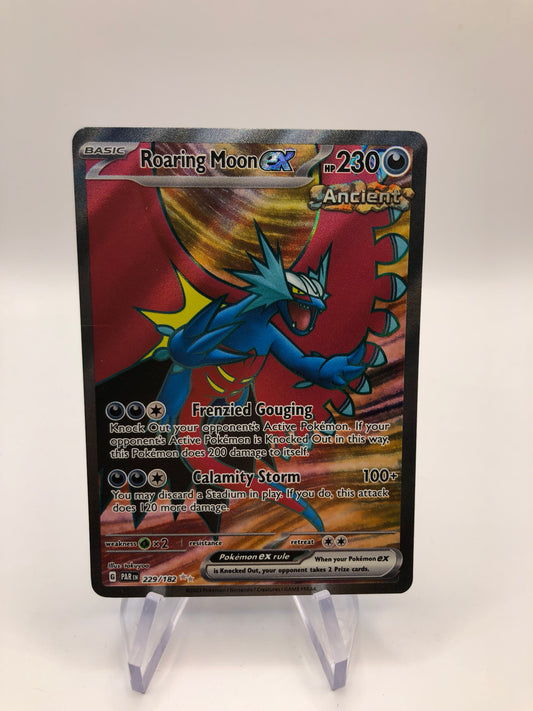 Pokemon Karte Ex Fullart Roaring Moon 229/182 Englisch