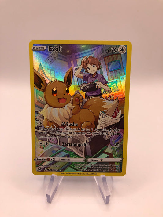 Pokemon Karte Art Rare Evoli TG11/TG30 Deutsch