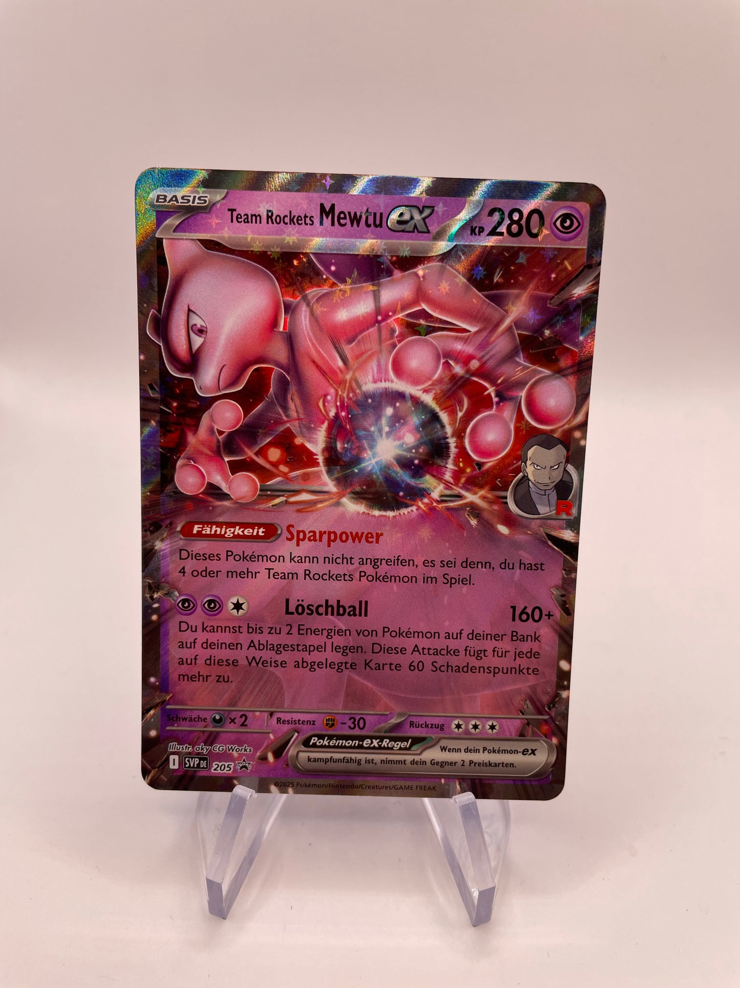 Pokemon Karte Mewtu ex 205 Deutsch