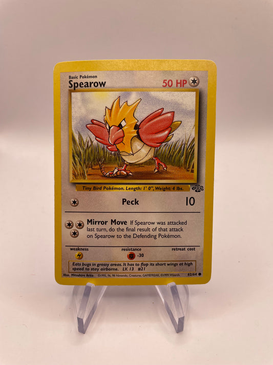 Pokemon Karte Jungel Spearow 62/64 Englisch
