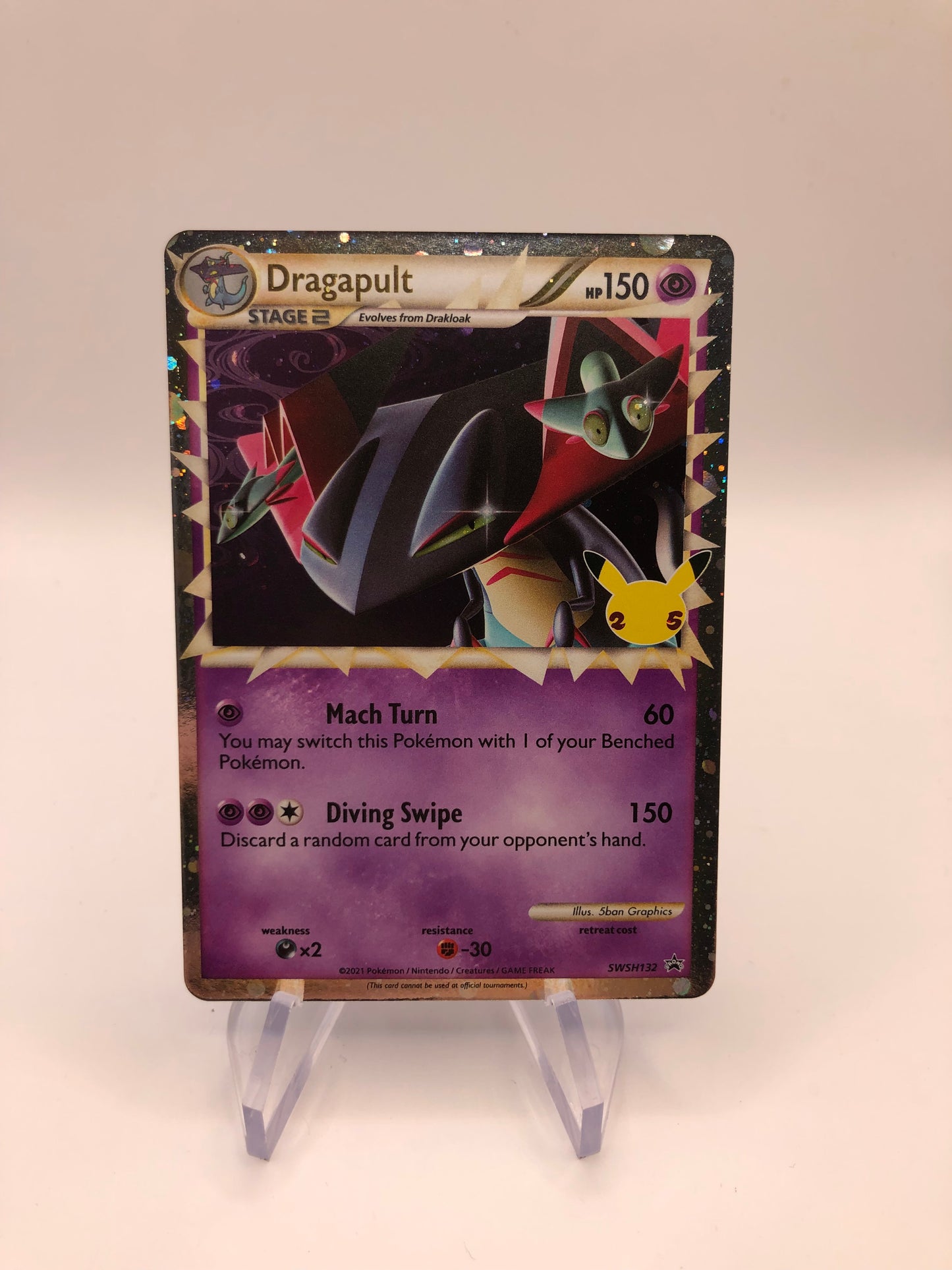 Pokemon Karte Celebration Prime Promo Katapuldra SWSH132 Englisch