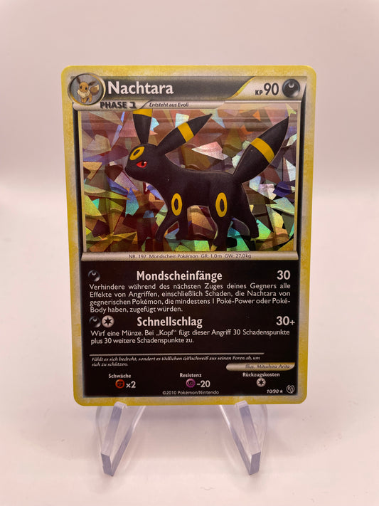 Pokemon Karte Holo Nachtara 10/90 Deutsch
