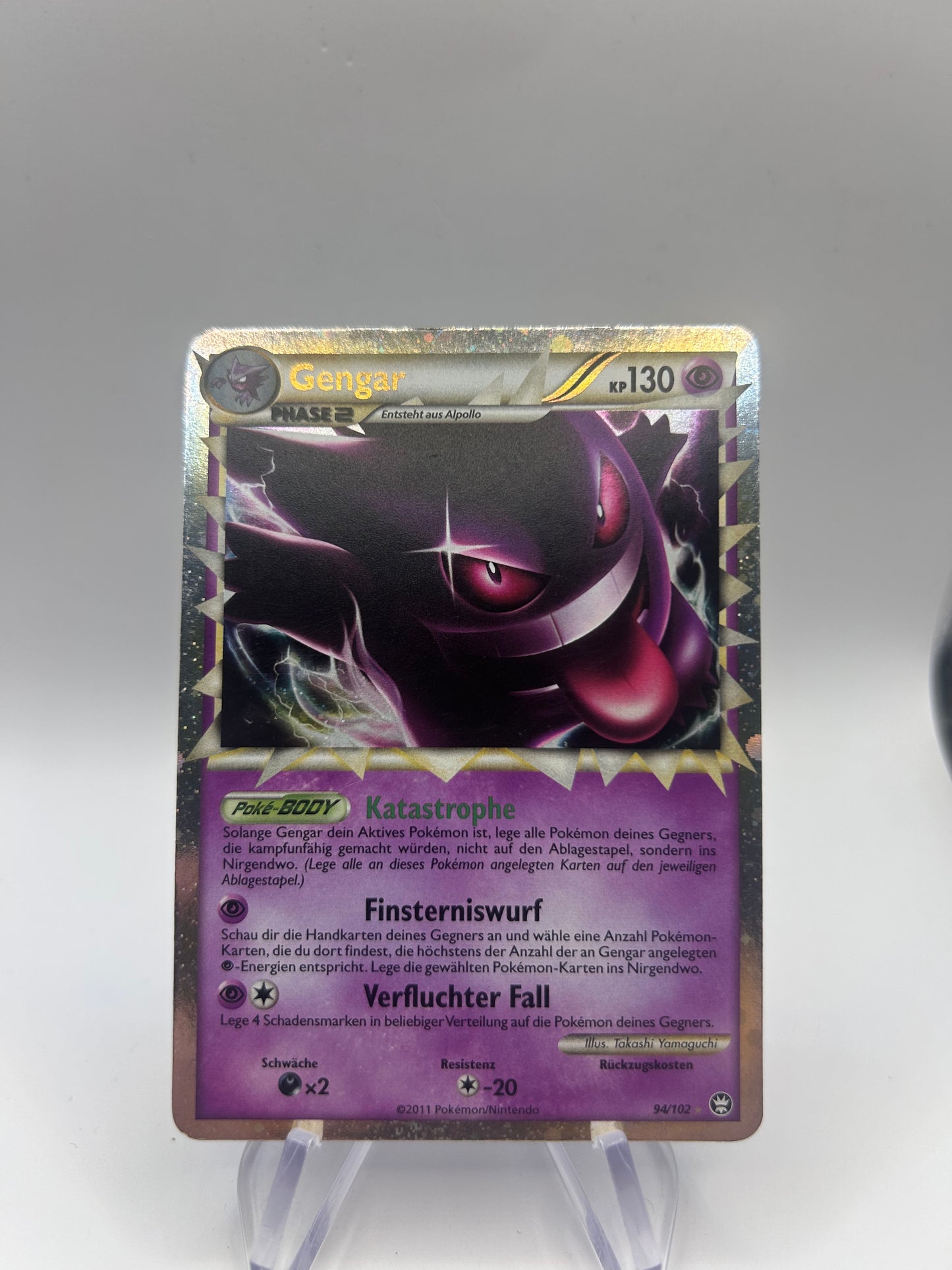 Pokemon Karte Prime Gengar 94/102 Deutsch