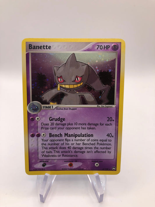 Pokemon Karte Revers Banette 4/108 Englisch