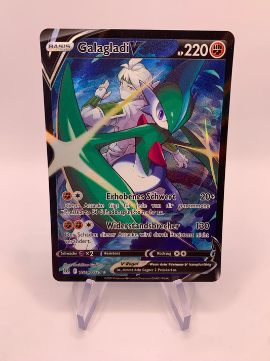 Pokemon Card V Alt-Art Galagladi TG19/TG30 German