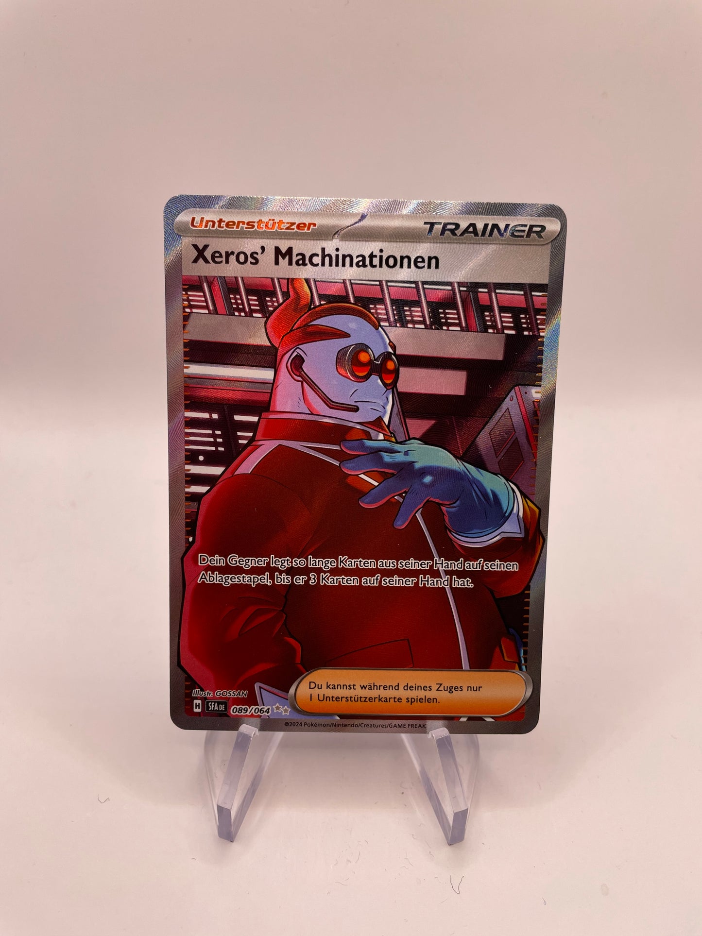 Pokemon Karte Trainer Xeros Machinationen 89/64 Deutsch