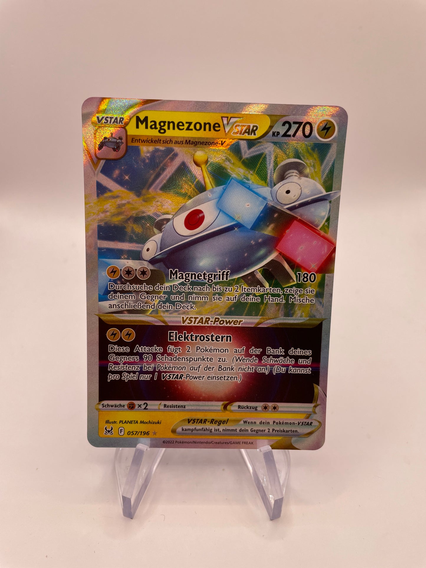 Pokémon Karte V-Star Magnezone 57/196 Deutsch