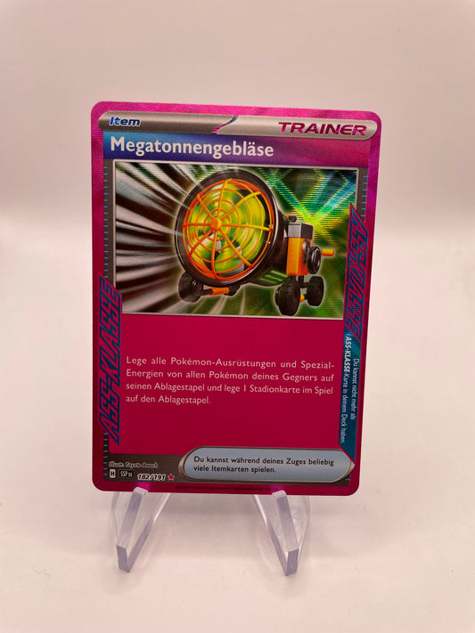 Pokemon Karte Trainer Megatonengebläse 182/191 Deutsch
