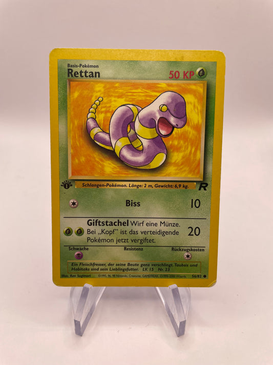 Pokemon Karte Rocket Rettan 56/82 Deutsch