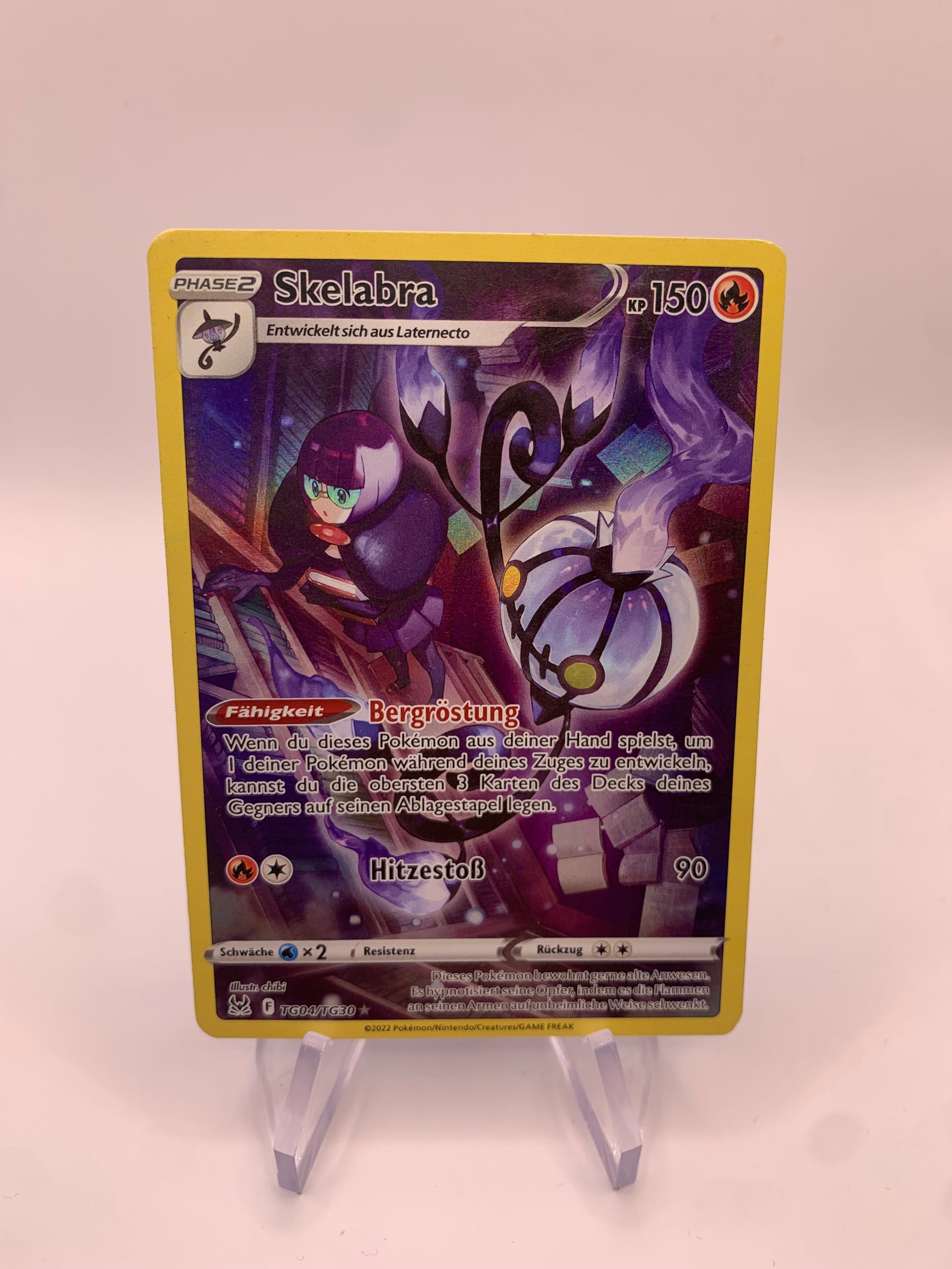 Pokemon Karte Art-Rare Skelabra Tg04/TG30 Deutsch SHPNPokestore Pokemon Karte Art-Rare Skelabra Tg04/TG30 Deutsch SHPNPokestore