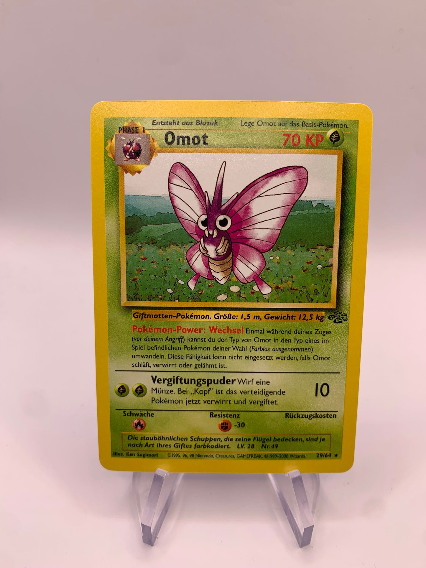 Pokemon Karte Omot Jungel 29/64 Deutsch