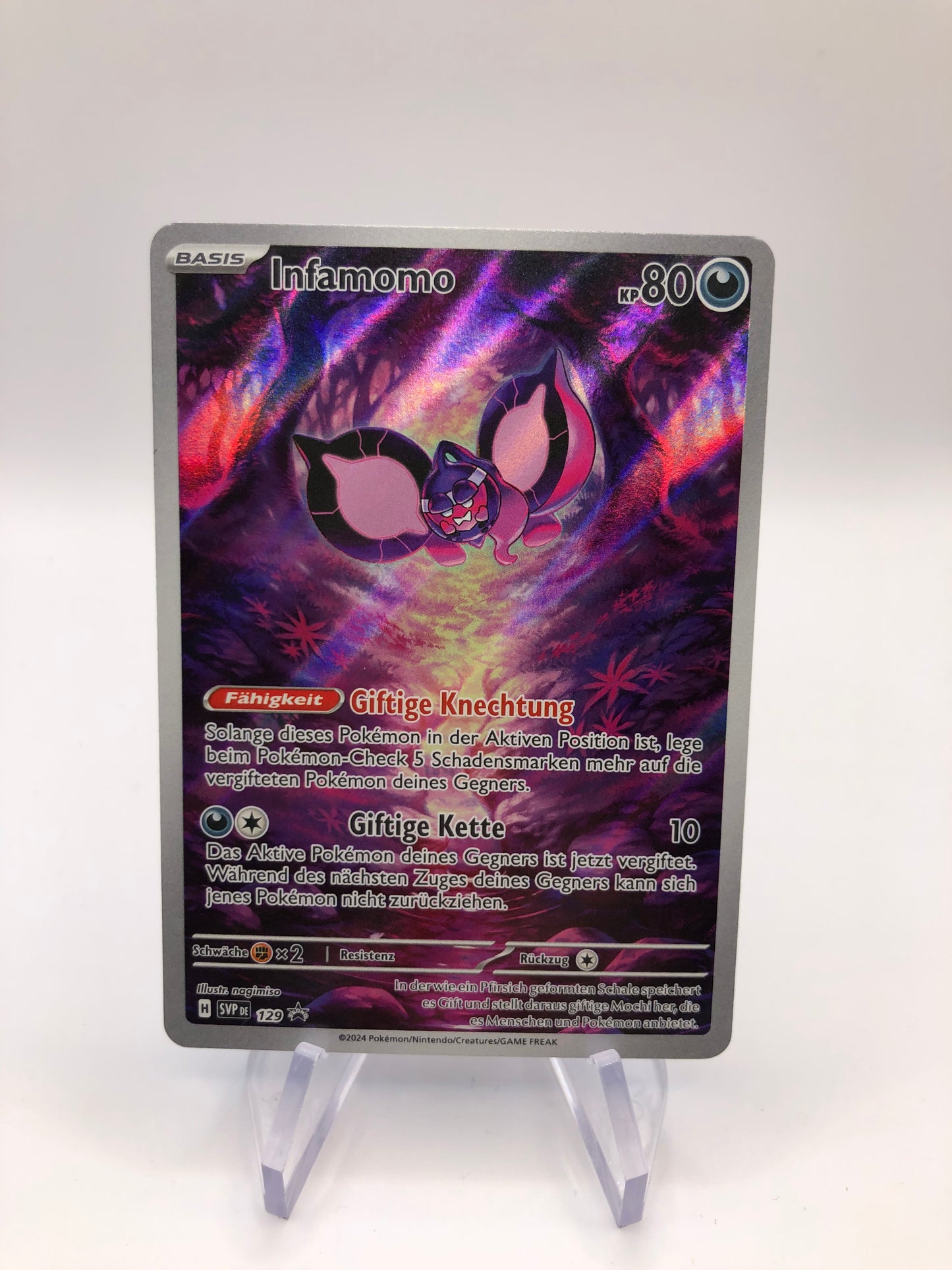 Pokemon Karte Art Rare Promo Infamomo 129 Deutsch