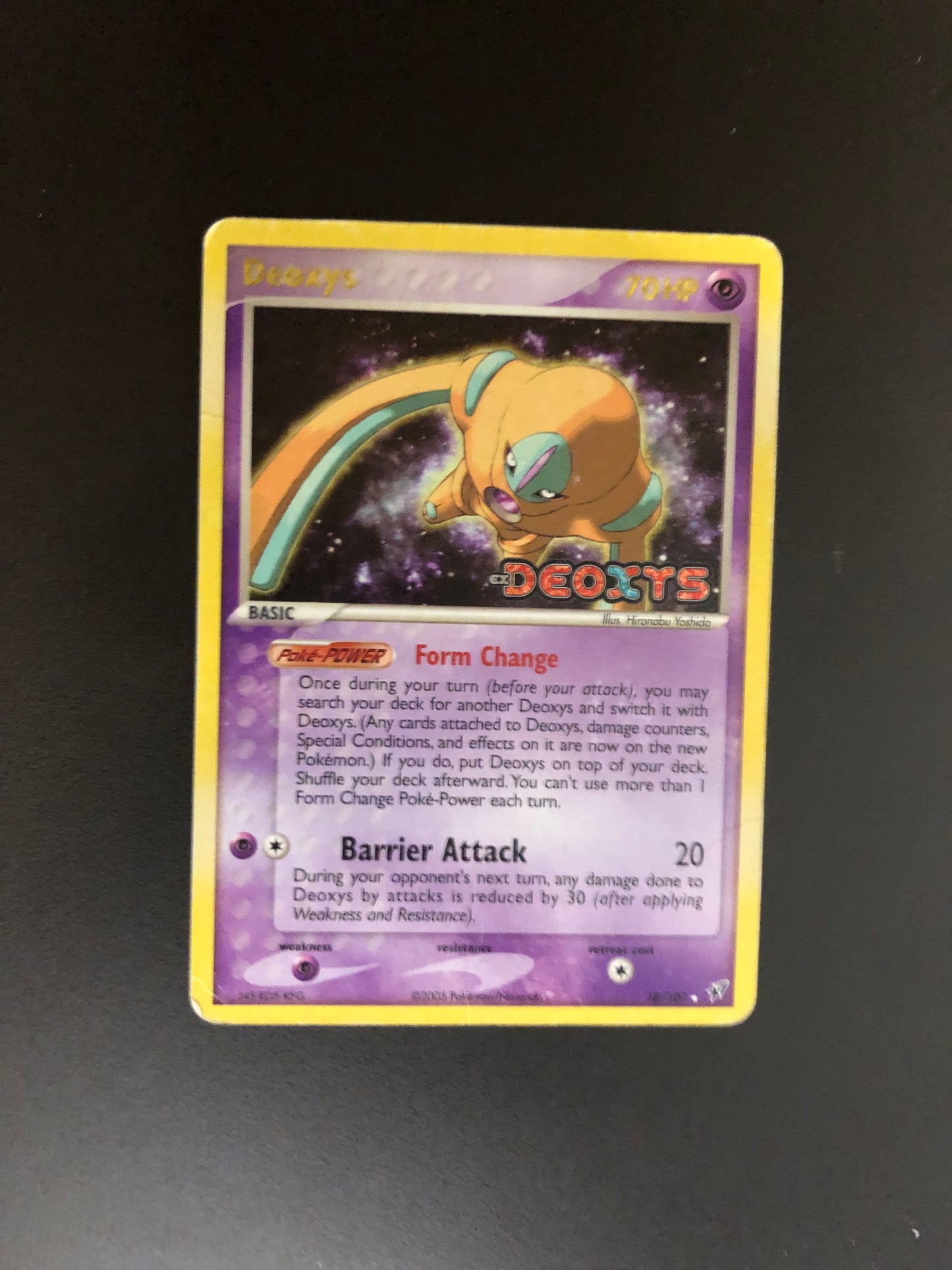 Pokemon Karte Holo Deoxys 18/107 Englisch