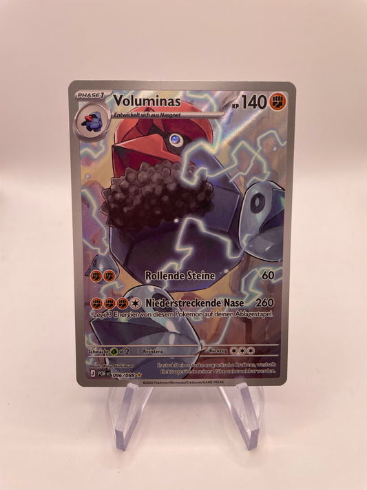 Pokemon Karte Art Rare Voluminas 96/88 Deutsch