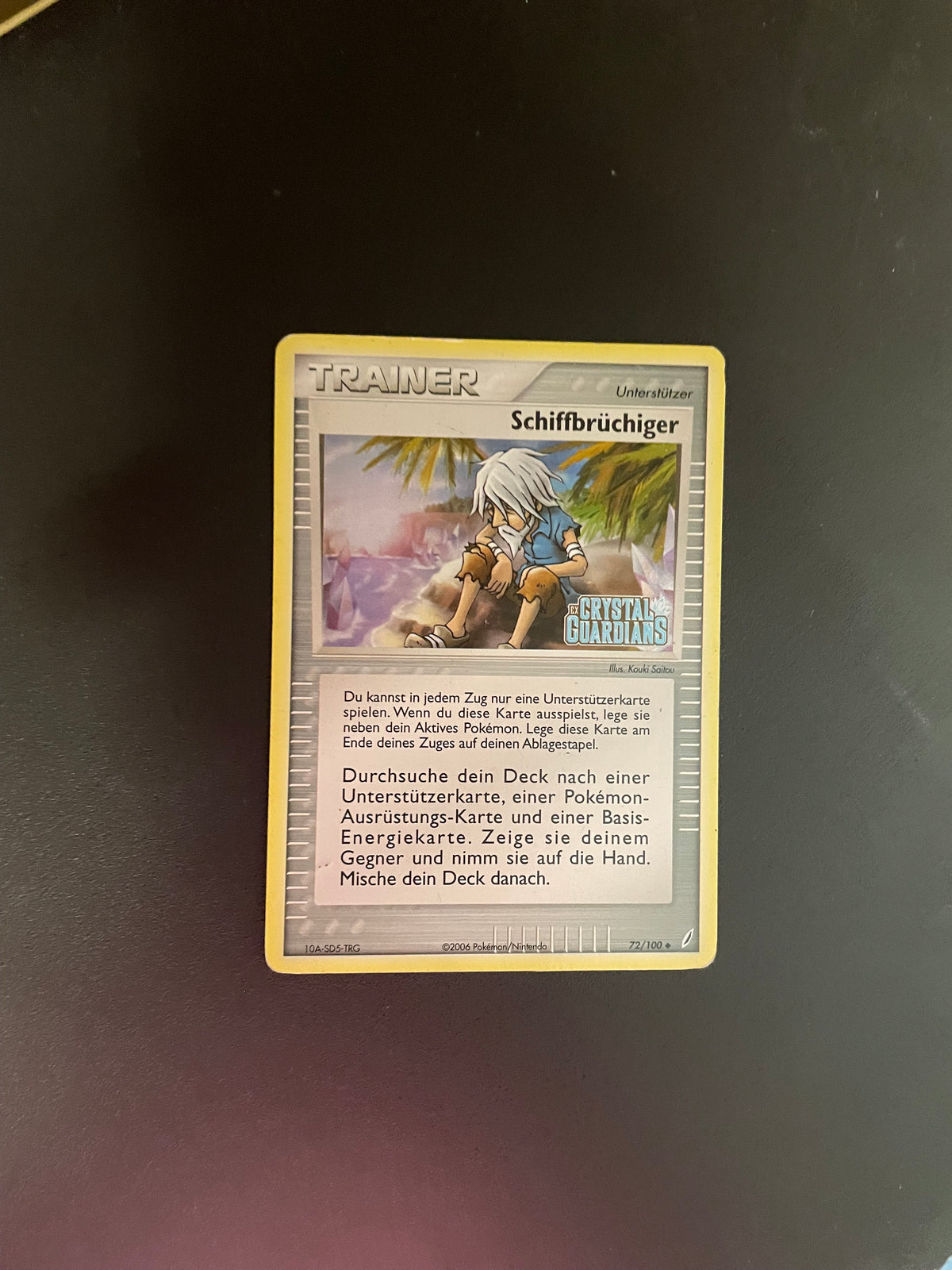Pokemon Karte Stamp Schiffbrüchiger 72/100 Deutsch