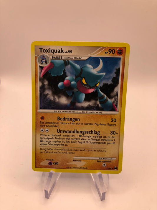 Pokemon Karte Holo Toxiquak 11/99 Deutsch