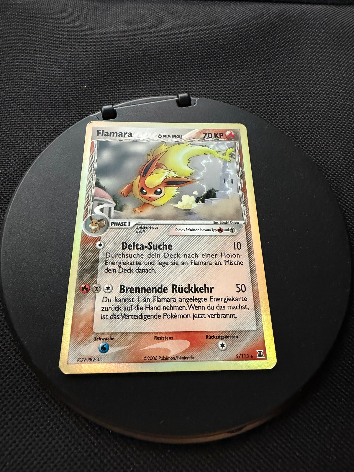 Pokemon Karte Delta Species Flamara 5/113 Deutsch
