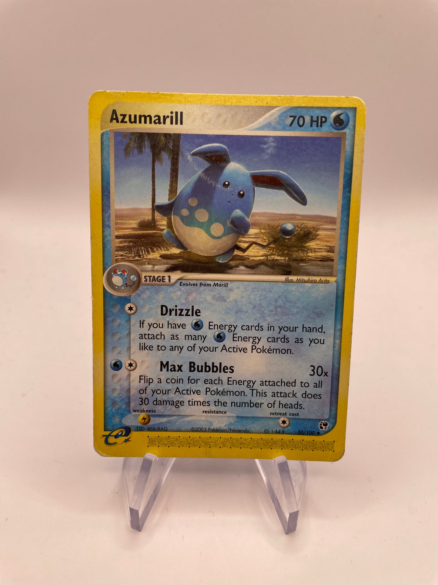 Pokemon Karte E-Series Azumarill 30/100 Englisch