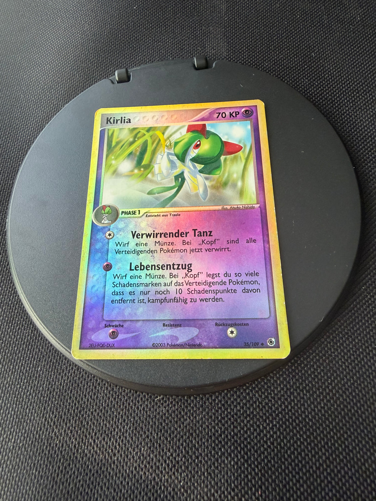 Pokemon Karte Reverse Kirlia 35/109 Deutsch