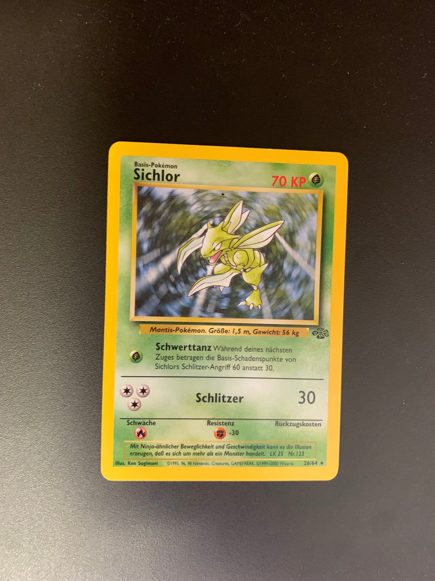 Pokemon Karte Sichlor Jungel 26/64 Deutsch