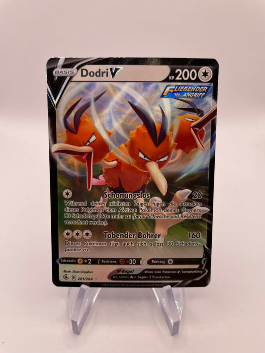Pokémon Karte V Dodri 201/264 Deutsch