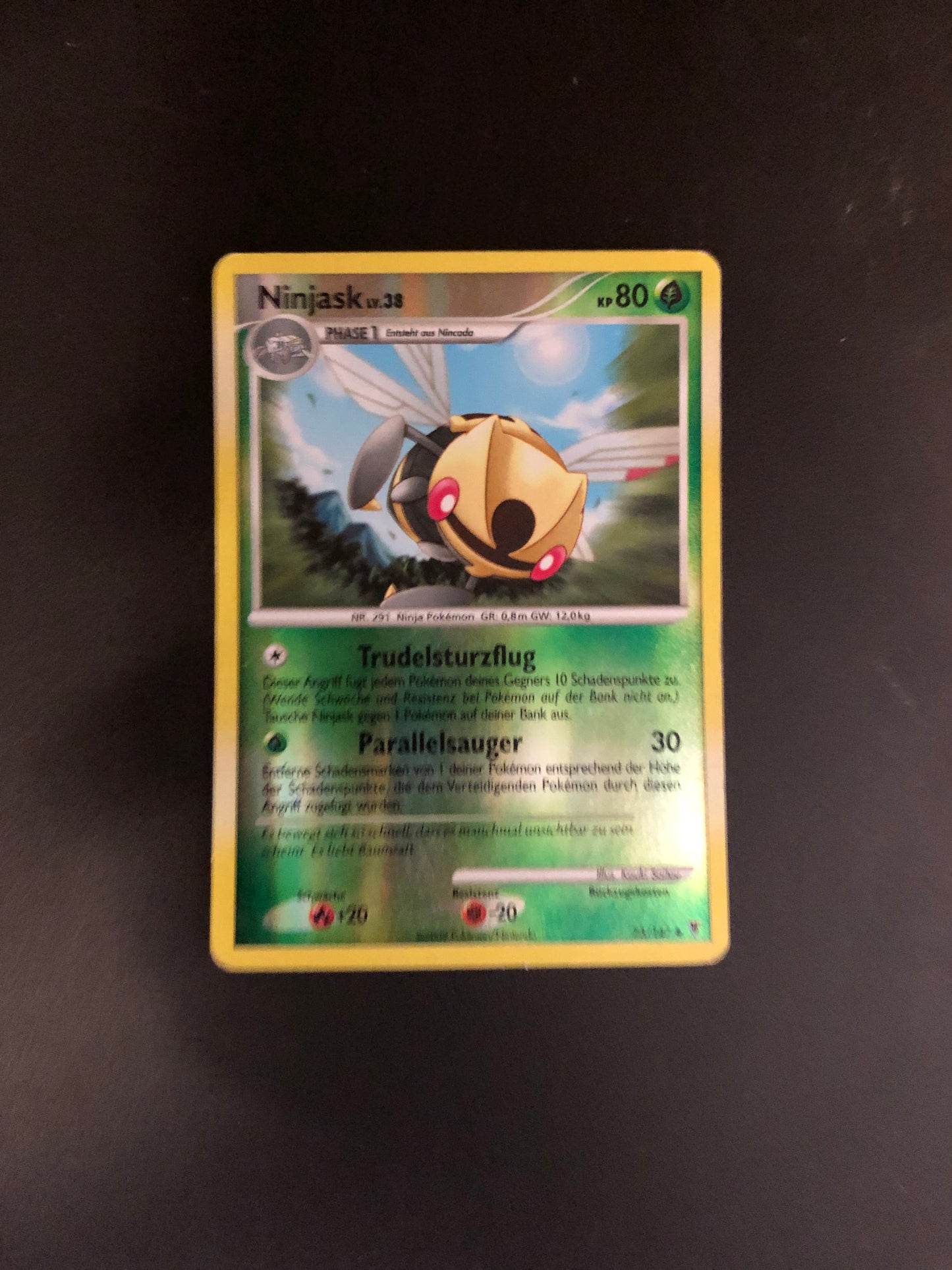 Pokemon Karte Revers Ninjask 73/147 Deutsch