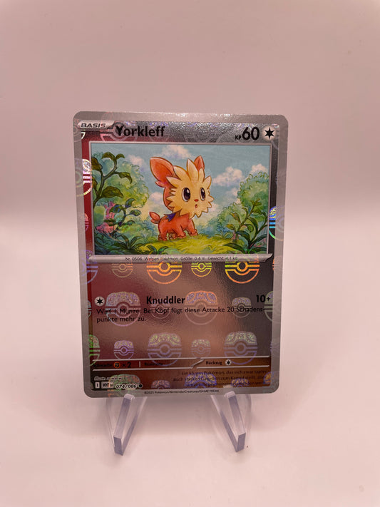 Pokemon Karte Revers Yorkleff 74/86 Deutsch