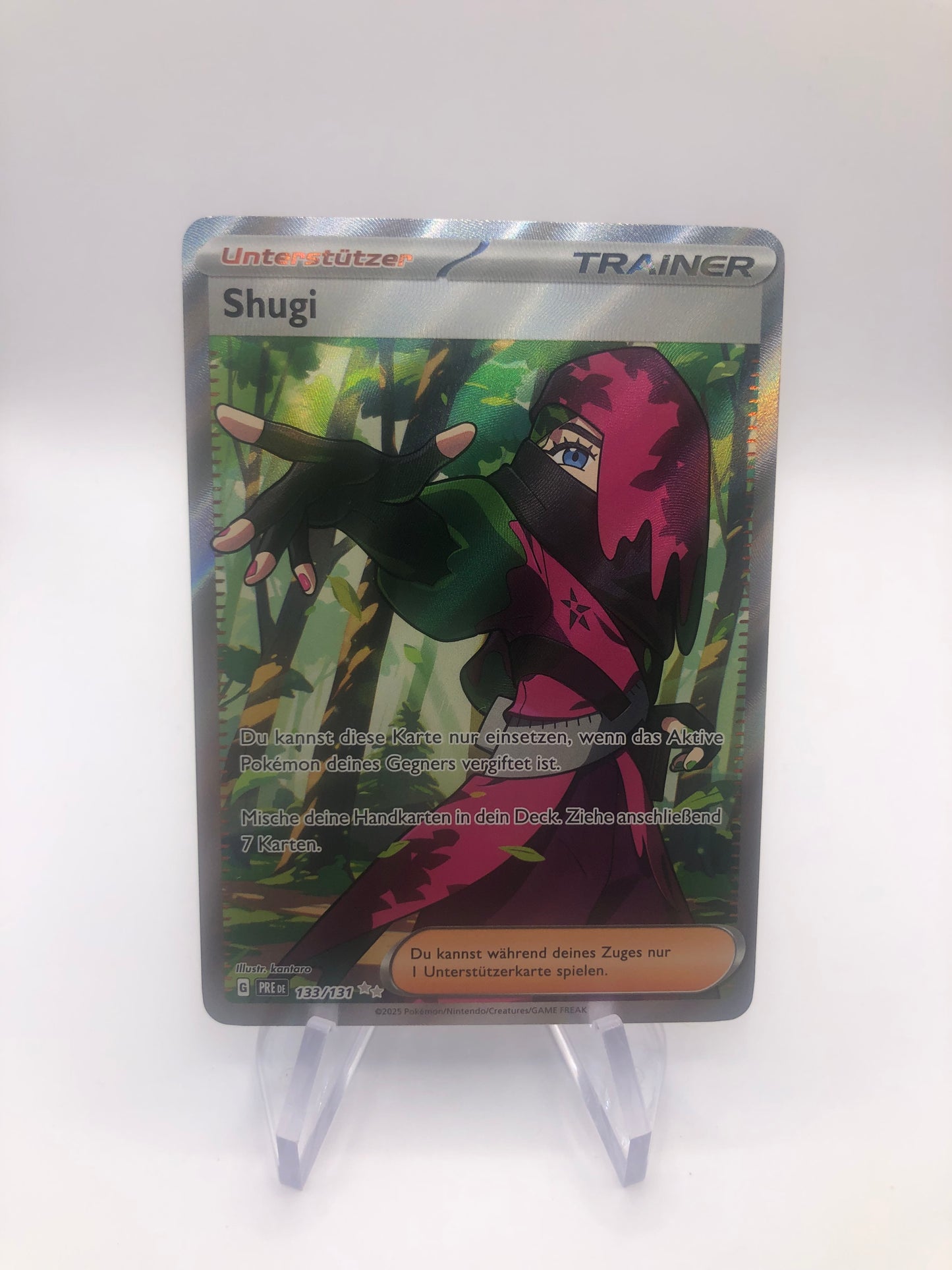 Pokemon Karte Trainer Shugi 133/131 Deutsch