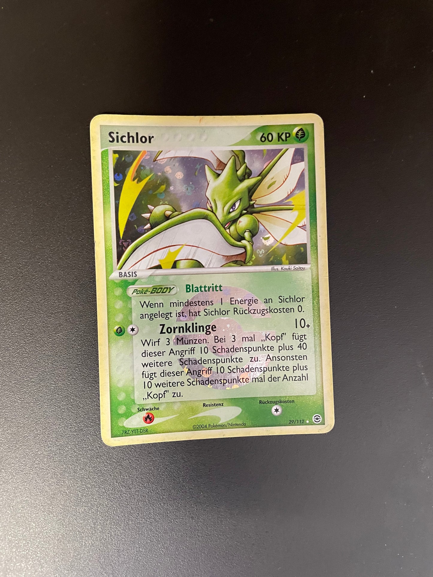 Pokemon Karte Holo Sichlor 29/112 Deutsch