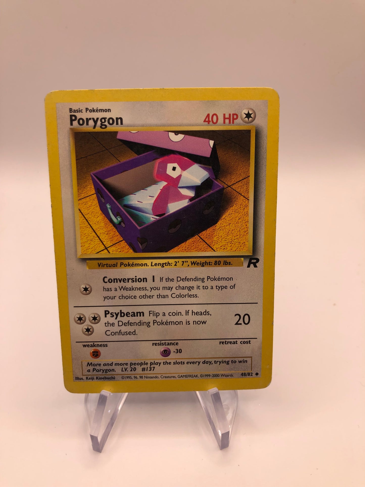 Pokemon Karte Porygon 48/82 Rocket Englisch
