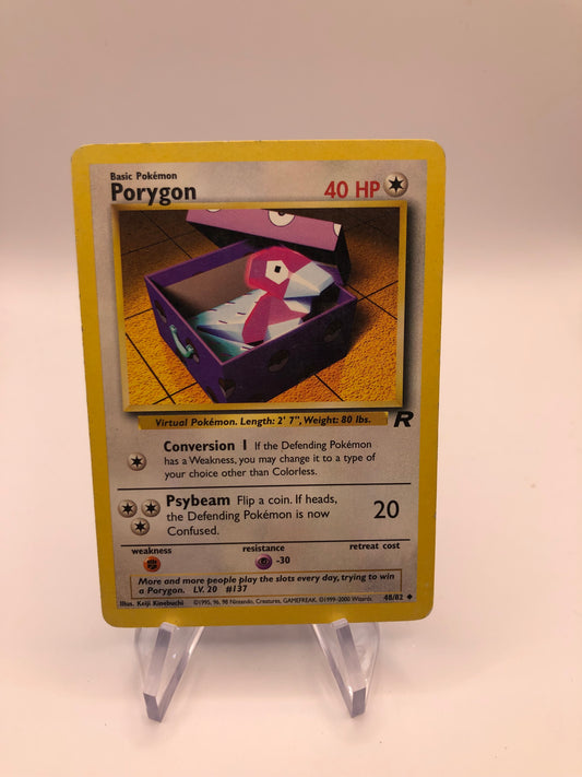 Pokemon Karte Porygon 48/82 Rocket Englisch