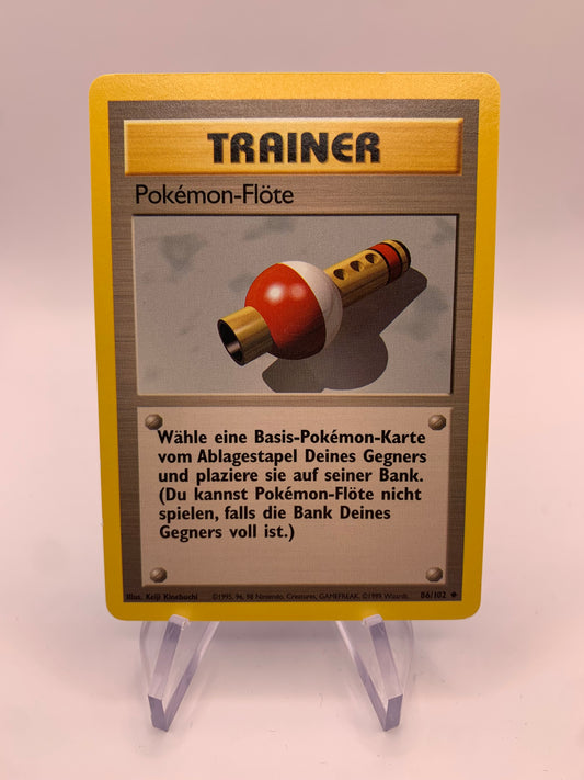 Pokemon Karte Pokemon-Flöte 86/102 Base-Set Deutsch