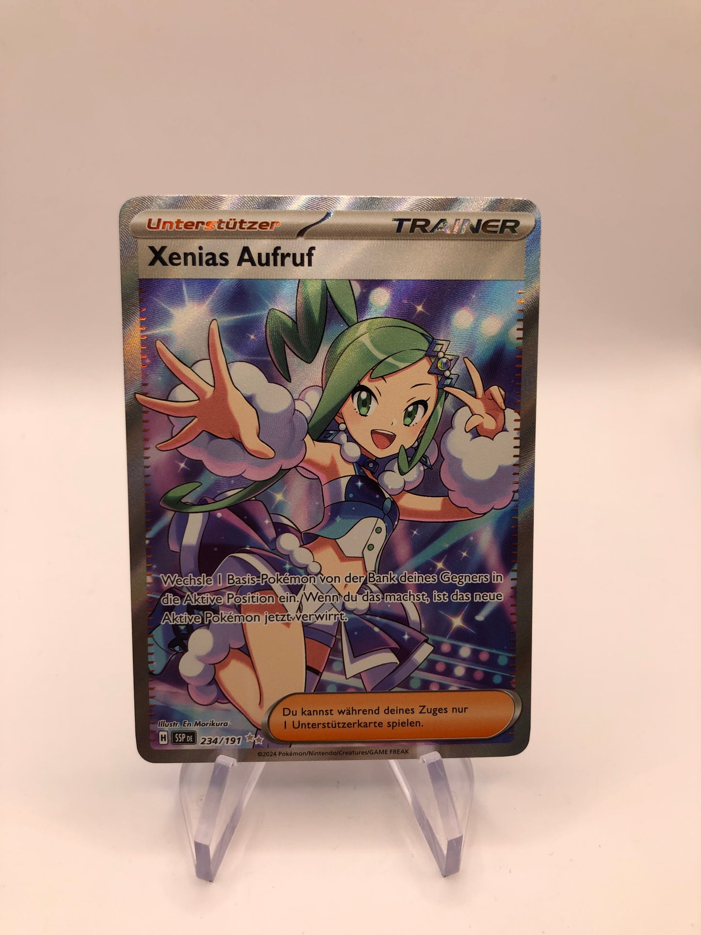 Pokemon Karte Trainer Xenias Aufruf 234/191 Deutsch