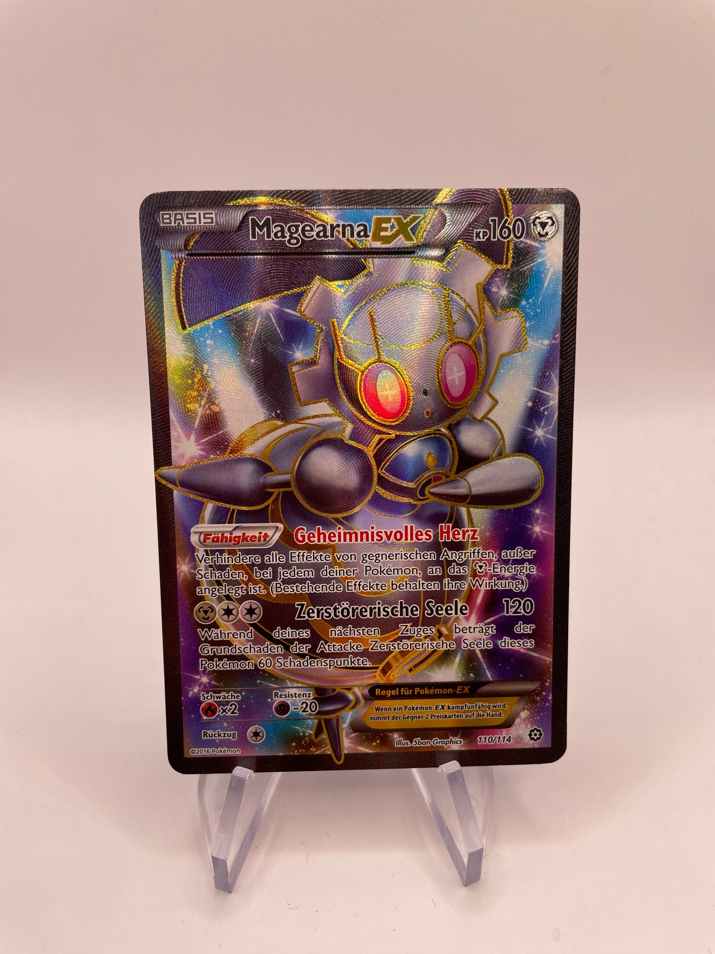 Pokemon Karte EX Magearna 110/114 Deutsch